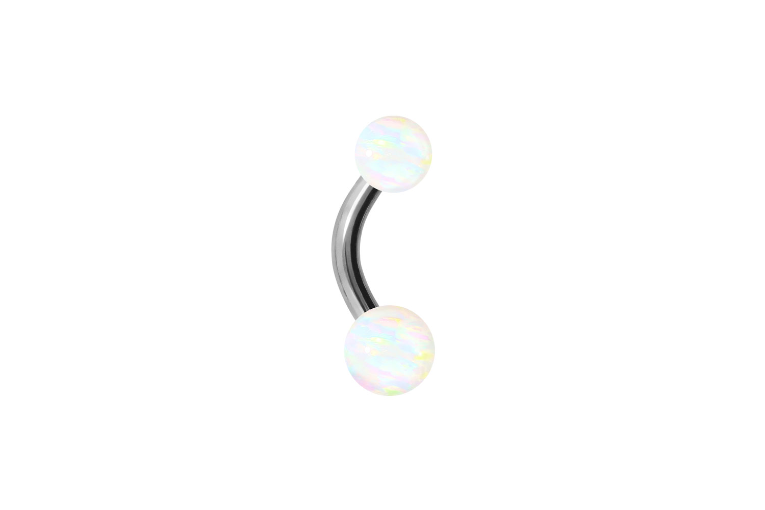 Titan Mini Bananabell Piercing SYNTHETISCHE OPALE